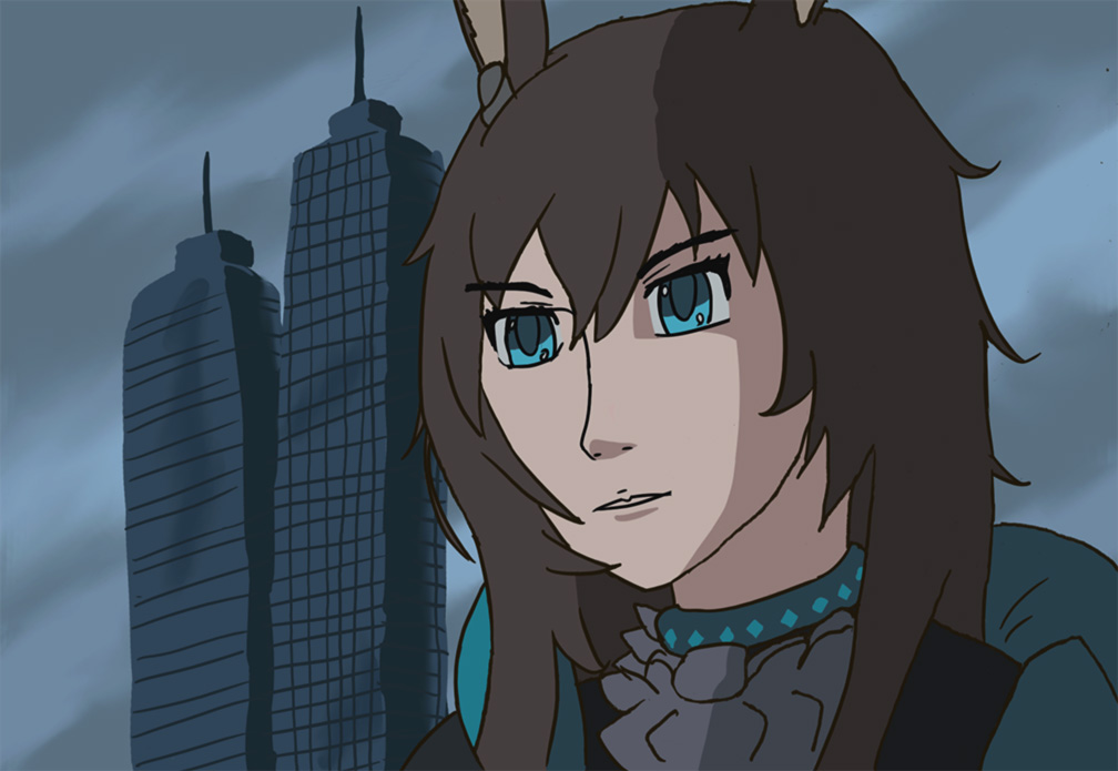 Amiya in Hokuto no Ken scene's reference
