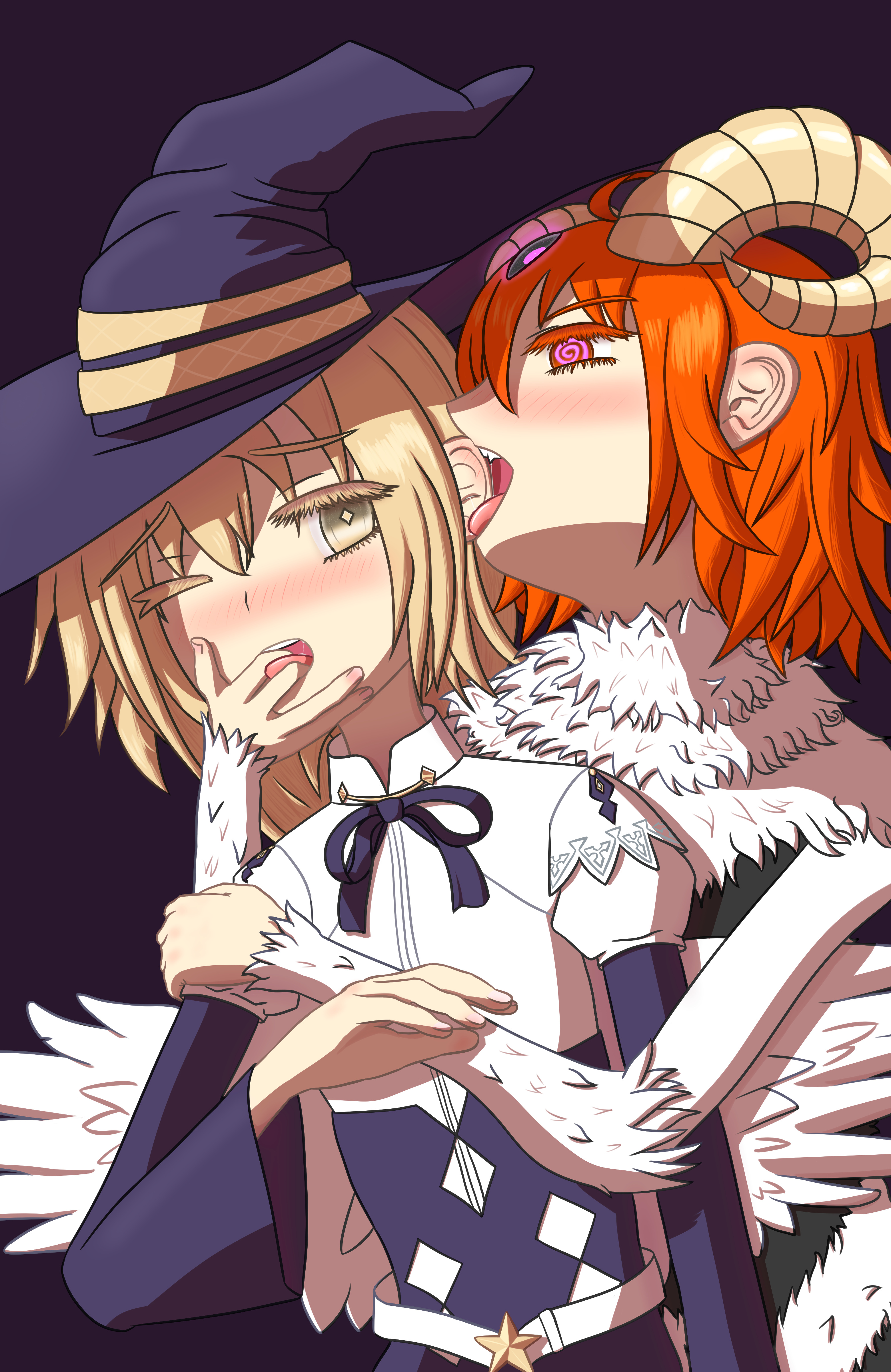 Metatron and Gudako (Halloween)